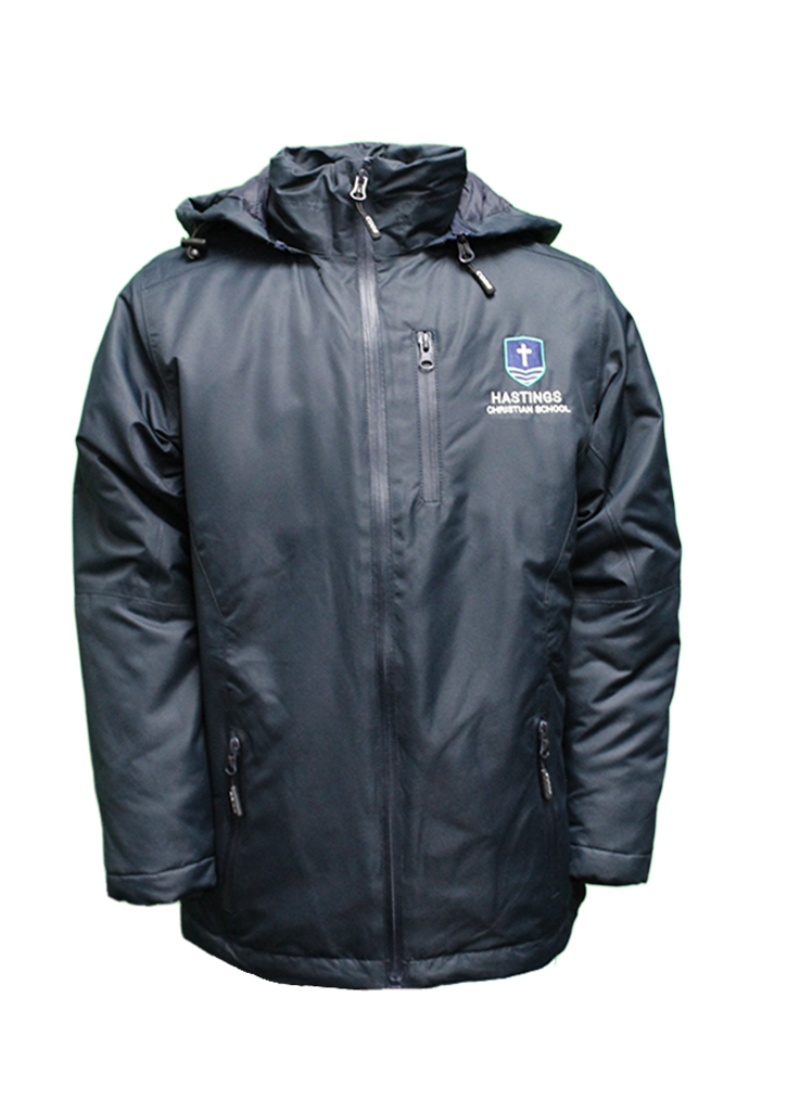 Hastings Christian School Sideline Jacket Navy